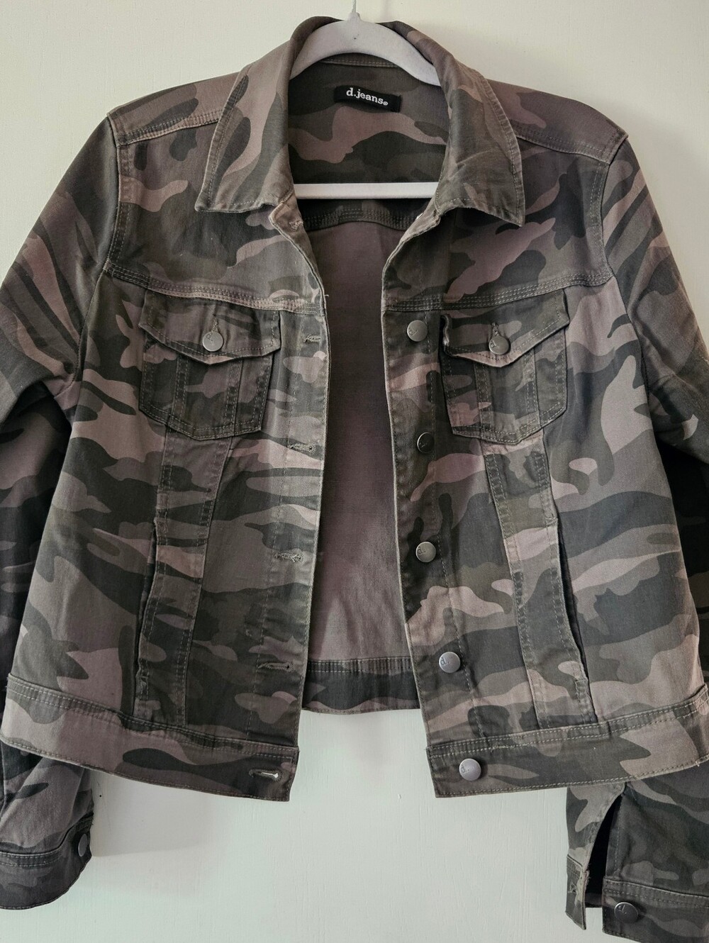 Women's Camouflage Cotton Denim Jacket